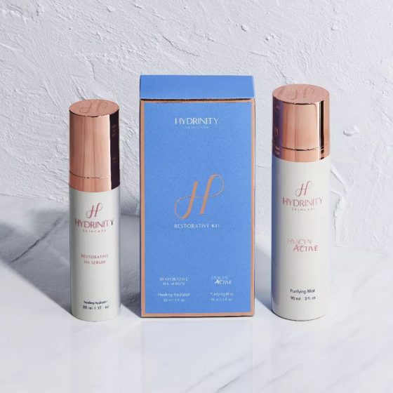 Hydrinity products stocked at The Med Spa Wimberley